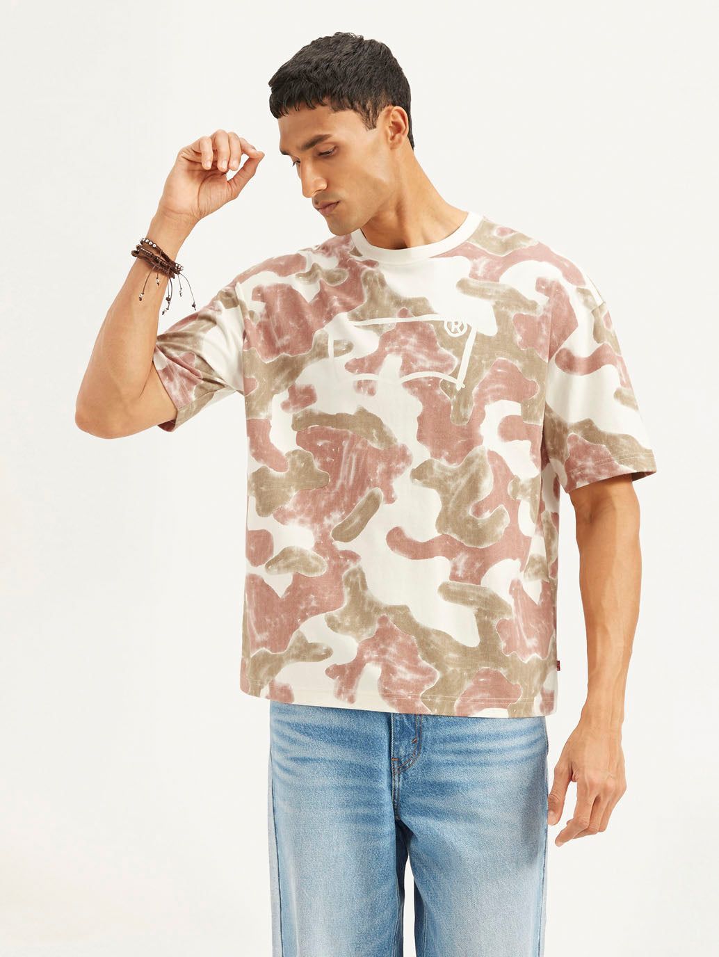 Men's Abstract Loose Fit T-shirt - f3d394d21b138b70aa0cb5e1a65858be View