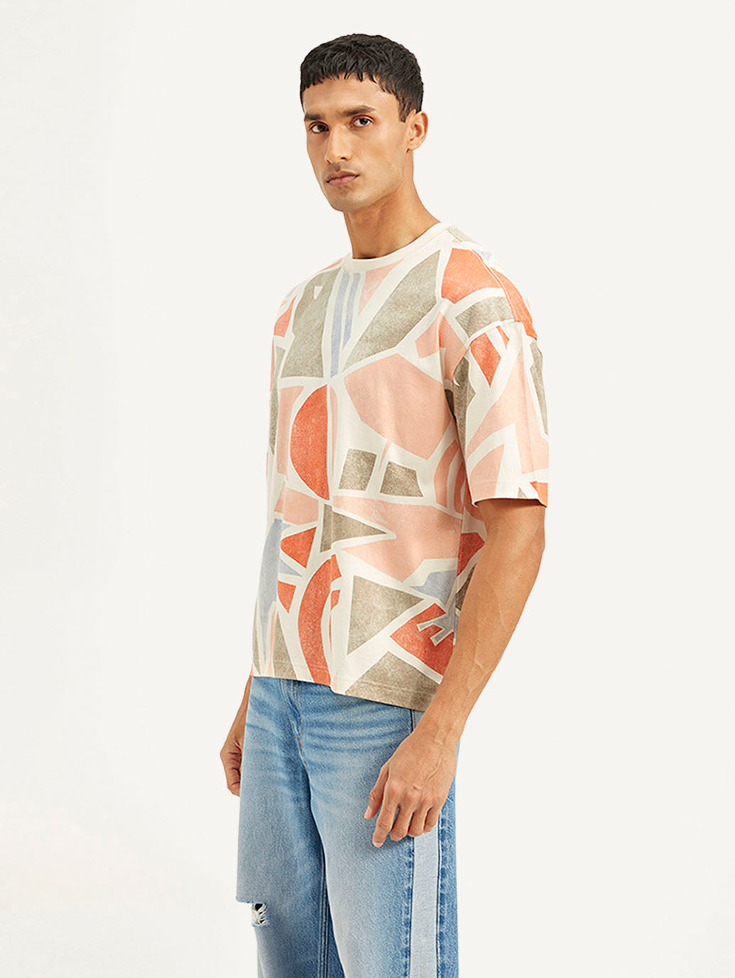 Men's Loose Fit Graphic T-shirt - f695a0b7890c797e8f34e87ba7bd9681 View