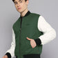 Men's Colorblock Green Bomber Jacket - f73ee6932dc0f82ae07beed957fbe7e7 View
