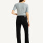 Women's Black Wedgie Straight Fit Mid Rise Jeans - fa62603098d331368598b41774969705 View