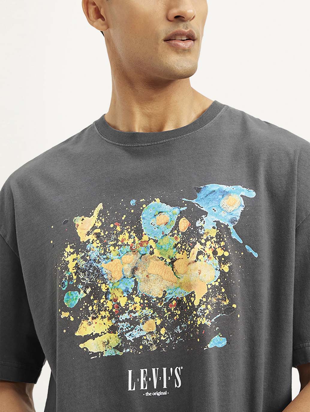 Men's Graphic Print Loose Fit T-shirt - fc79c0dab561bbf0b25c243283242890 View