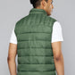 Men's Quilted Green High Neck Puffer Jacket - fe26fd67-2cec-4923-8971-3c009c3797cf1724845651305-Levis-Men-Jackets-6451724845650665-4 View