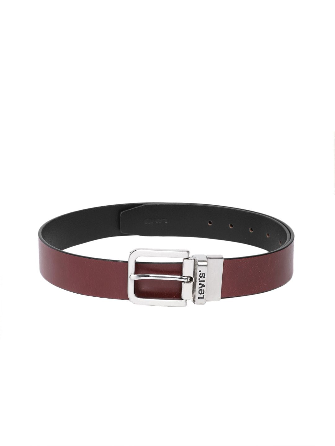 Men's Multicolored Reversible Belt - ff7e8e9b-455e-44c0-bdd2-bc83e9dad7c91742190073061-Men-Solid-Reversible-Belt-9271742190072815-1 View