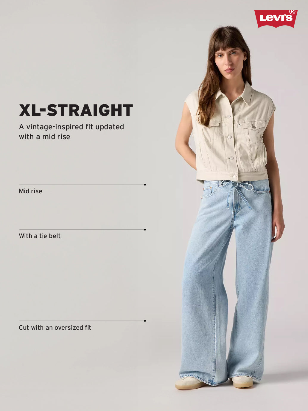 Women's Med Indigo XL Straight Fit Mid Rise Jeans - 22db8f46-2ea8-4dca-af1d-a51778b4a49e View